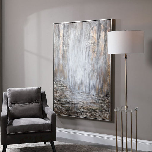 Uttermost Desert Rain Hand Painted Abstract Art