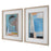 Uttermost Brilliant Clouds Abstract Prints, Off-White, Set Of 2