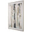 Uttermost Placidity Hand Painted Abstract Art, Brushed Silver