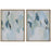 Uttermost Seabreeze Abstract Framed Canvas Prints, Set of 2 - 32282