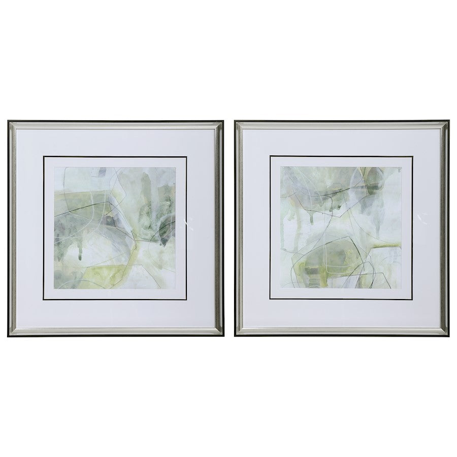 Uttermost Terra Forma Framed Modern Prints, Set of 2 - 33717