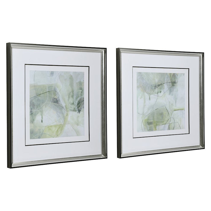 Uttermost Terra Forma Framed Modern Prints, Set of 2