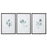 Uttermost Simple Sage Watercolor Prints, Set of 3 - 33723