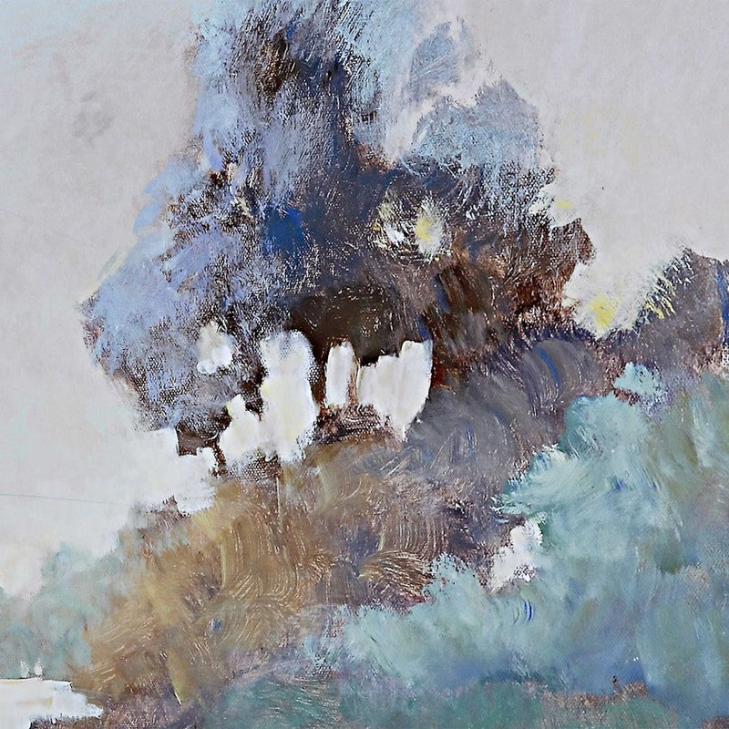 Uttermost Morning Lake Watercolor Framed Print, White