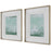 Uttermost Coastal Patina Modern Framed Prints, Set of 2