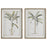 Uttermost Banana Palm Framed Prints, Set of 2, Gray - 41446