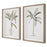 Uttermost Banana Palm Framed Prints, Set Of 2, Gray