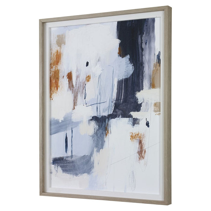 Uttermost Variant Abstract Framed Print, Blue