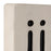 Uttermost Domino Effect Modern Wall Decor, Set of 2, Matte Ivory/Black