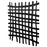 Uttermost Gridlines Iron Wall Decor, Matte Black