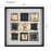 Uttermost Fair Modern Shadow Box, Gold Leaf/Satin Black