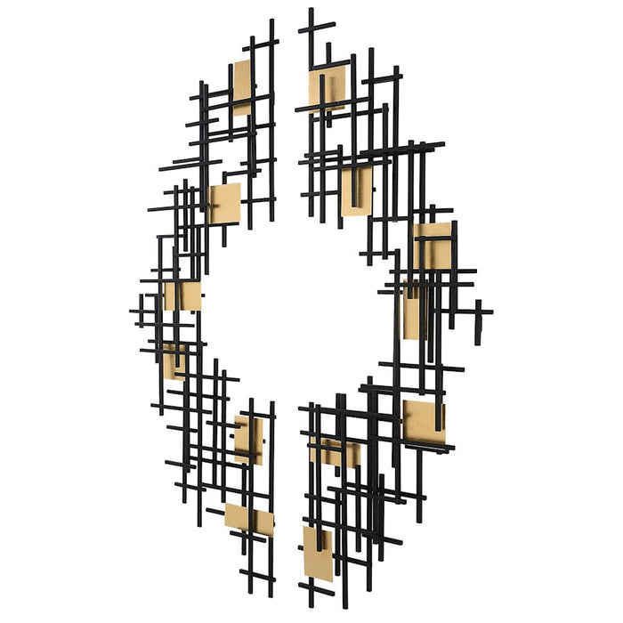 Uttermost Reflection Metal Grid Wall Decor, Set Of 2