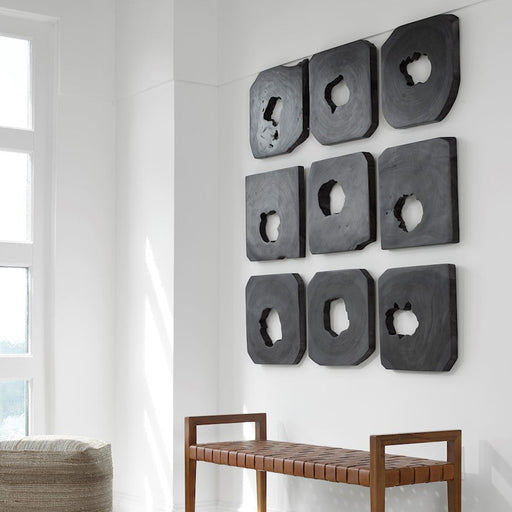 Uttermost Bahati Ebony Wood Wall Art, Set Of 9