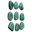 Uttermost Pebbles Wood Wall Decor, Set of 9