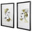 Uttermost Organic Portrait Framed Prints, Set of 2, White/Matte Black