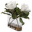 Uttermost Middleton Magnolia Flower Centerpiece, Set of 2,White