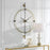 Uttermost Time Flies Modern Wall Clock,Brushed Brass With Satin Black