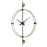 Uttermost Time Flies Modern Wall Clock,Brushed Brass With Satin Black