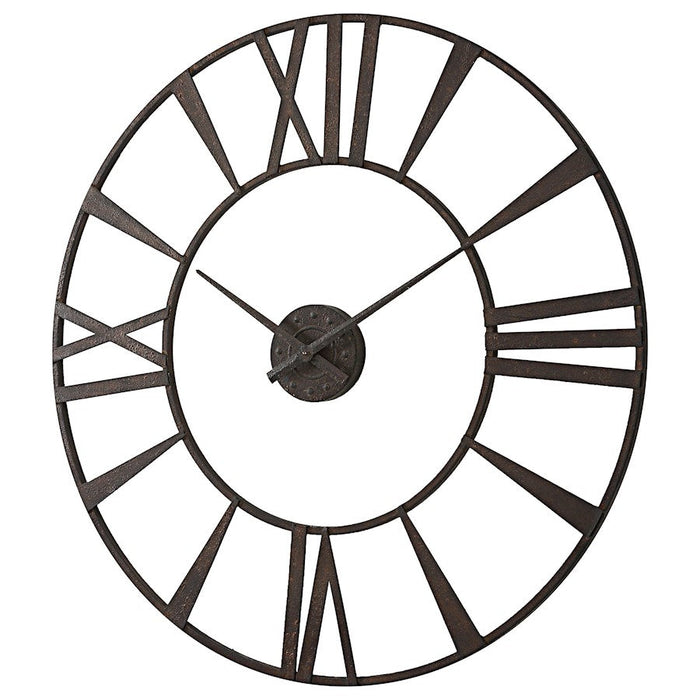 Uttermost Storehouse Rustic Wall Clock, Bronze