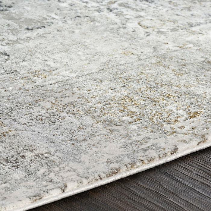 Uttermost Poneto Traditional Rug, White/Gray/Charcoal/Saffron