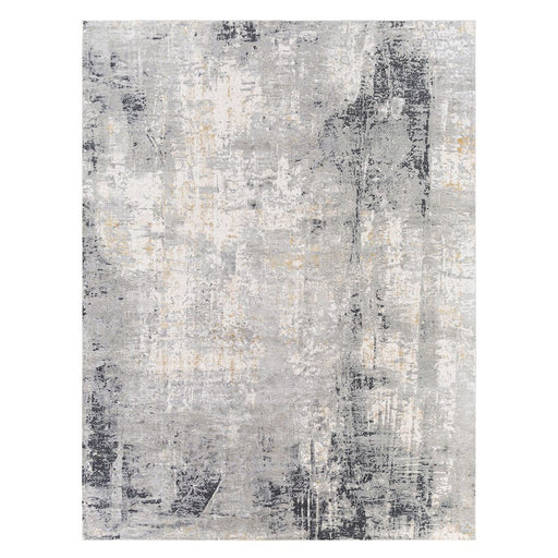 Uttermost Paoli Abstract Rug, Gray/Mustard/Off-White
