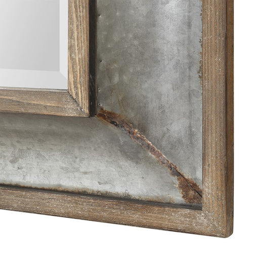 Uttermost Texoma Tin Mirror, Galvanized