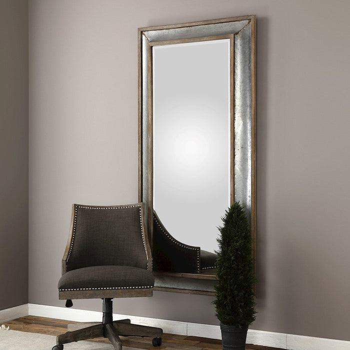 Uttermost Texoma Tin Mirror, Galvanized