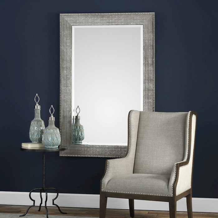 Uttermost Leiston Mirror, Metallic Silver