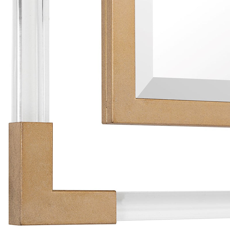 Uttermost Balkan Golden Square Mirror