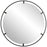 Uttermost Cashel Round Mirror, Iron Frame/Satin Black - 9734