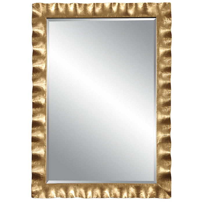 Uttermost Haya Scalloped Mirror, Antiqued Gold Leaf - 9742