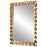 Uttermost Haya Scalloped Mirror, Antiqued Gold Leaf