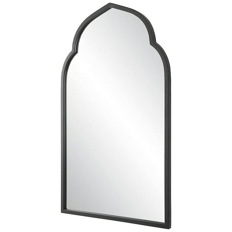 Uttermost Kenitra Arch Mirror, Matte Black