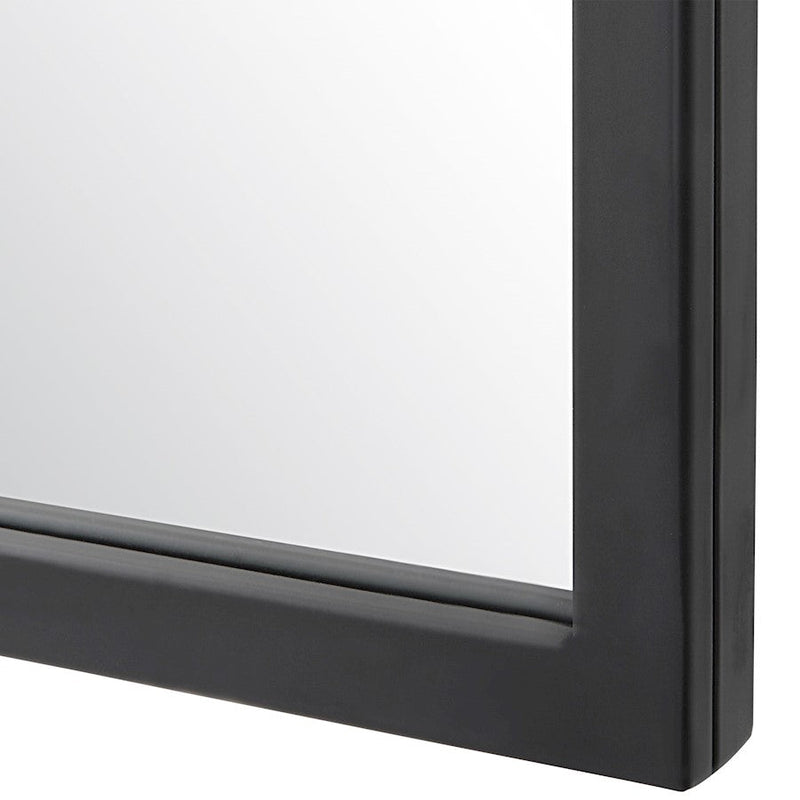 Uttermost Kenitra Arch Mirror, Matte Black