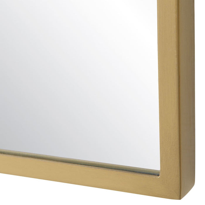 Uttermost Caddington Tall Mirror, Satin Brushed Brass