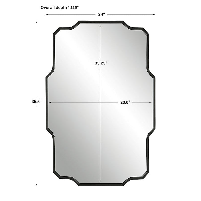 Uttermost Casmus Iron Wall Mirror