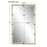 Uttermost Egon Gold Wall Mirror