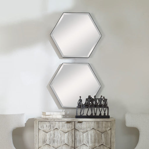 Uttermost Amaya Octagonal Mirrors, Set Of 2