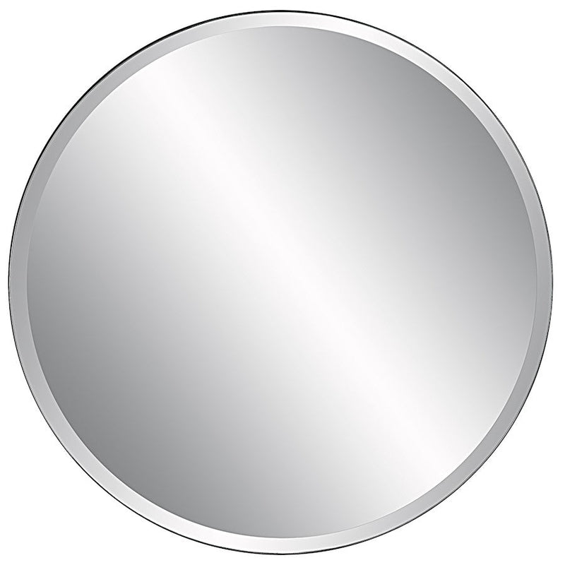 Uttermost Cerelia Black Round Mirror - 9763