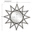 Uttermost Solaris Iron Star Mirror