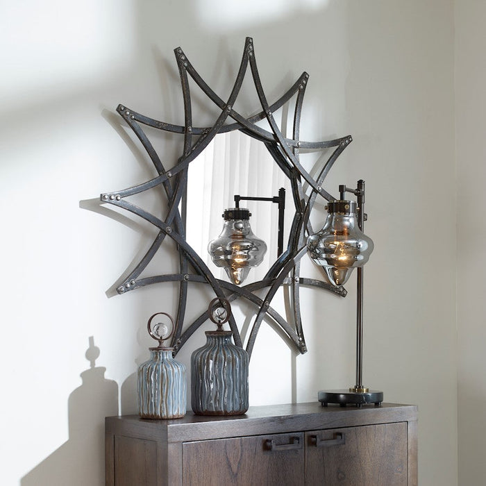 Uttermost Solaris Iron Star Mirror