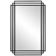 Uttermost Amherst Mirror, Matte Black - 9768
