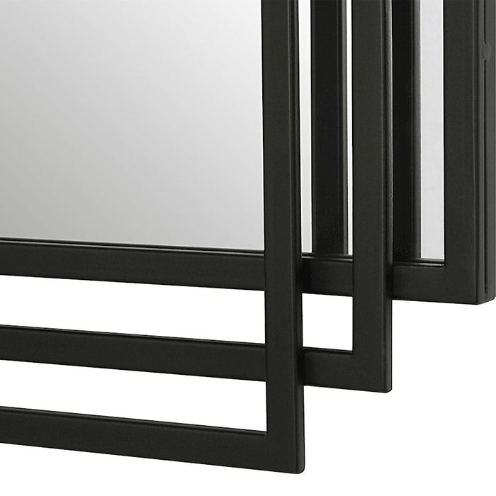 Uttermost Amherst Mirror, Matte Black