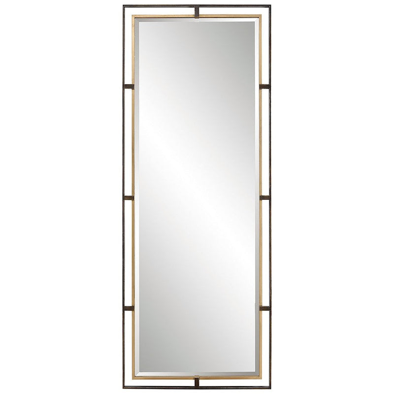 Uttermost Carrizo Tall Mirror, Rustic Bronze/Gold - 9776
