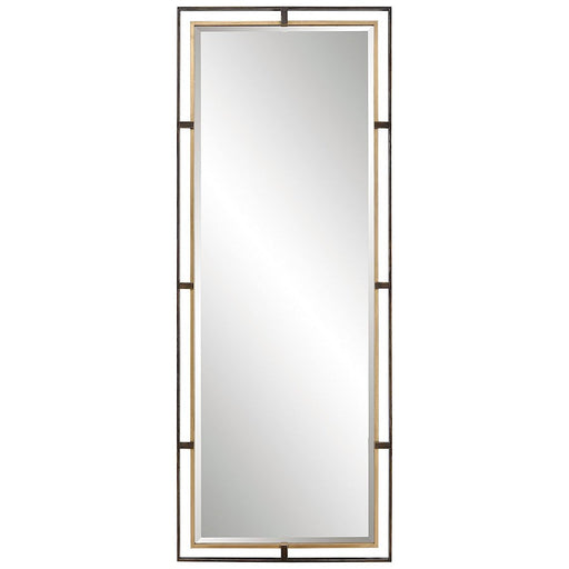 Uttermost Carrizo Tall Mirror, Rustic Bronze/Gold - 9776