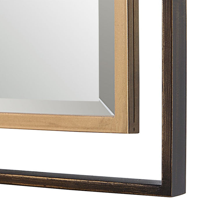Uttermost Carrizo Tall Mirror, Rustic Bronze/Gold