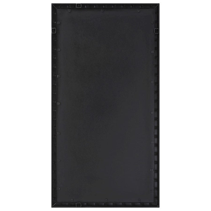 Uttermost Dandridge Industrial Mirror, Distressed Matte Black