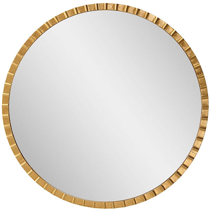 Uttermost Dandridge Round Mirror, Gold - 9781