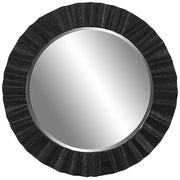 Uttermost Caribou Round Mirror, Dark Espresso - 9798