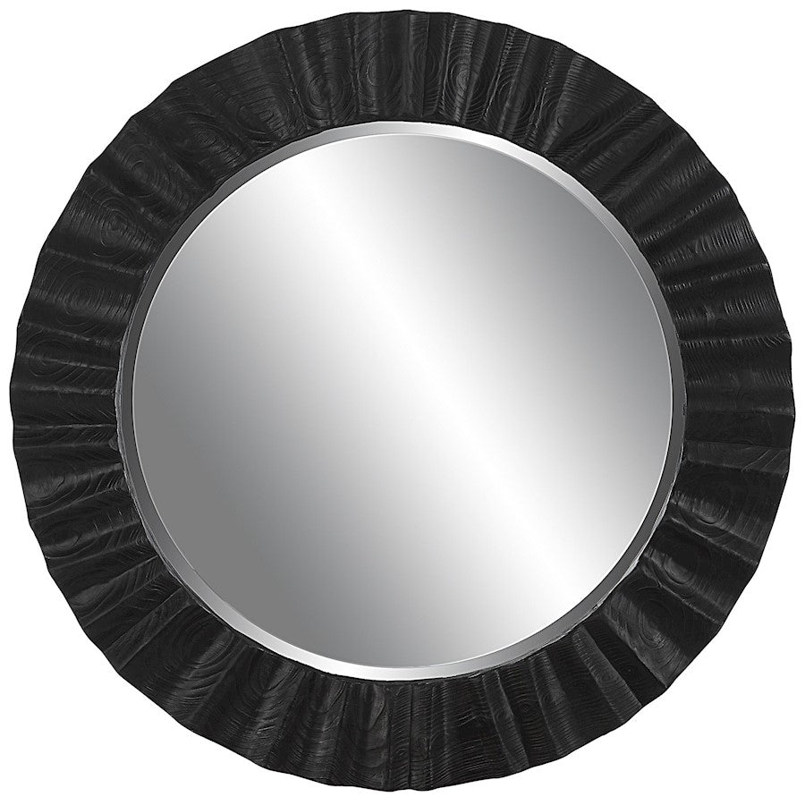 Uttermost Caribou Round Mirror, Dark Espresso - 9798